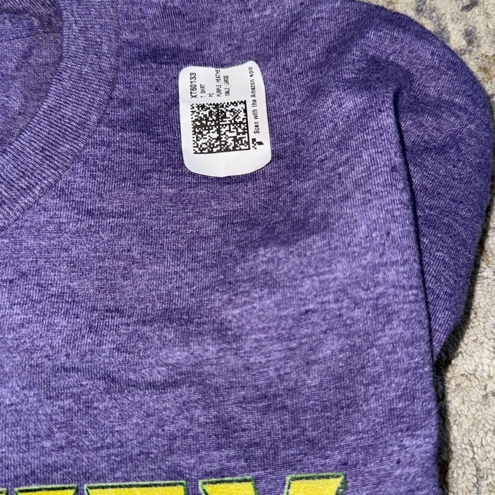 Gildan Unisex GRAPHIC Cowgirl Western T-Shirt NWOT L HEATHER PURPLE - Picture 9 of 9